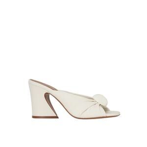 Zimmermann 'Gleam' Cream Leather Mule 85 Size 7